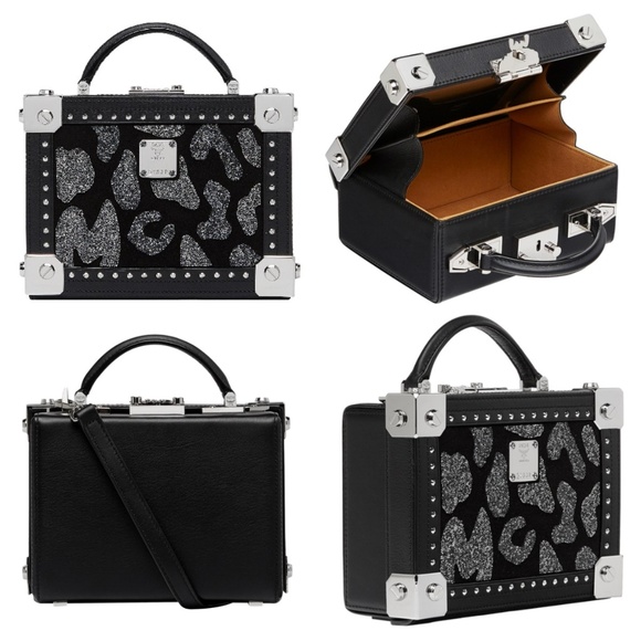 Small Berlin Crossbody in MCM Leopard Crystal - Picture 2 of 8